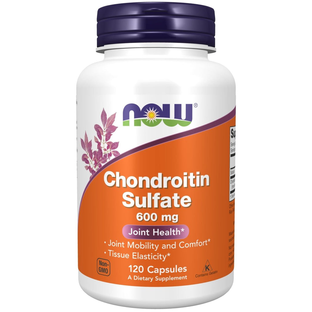 Now Foods Chondroitin Sulfate 600 mg 120 Capsules - 3226 - The Oasis of Health