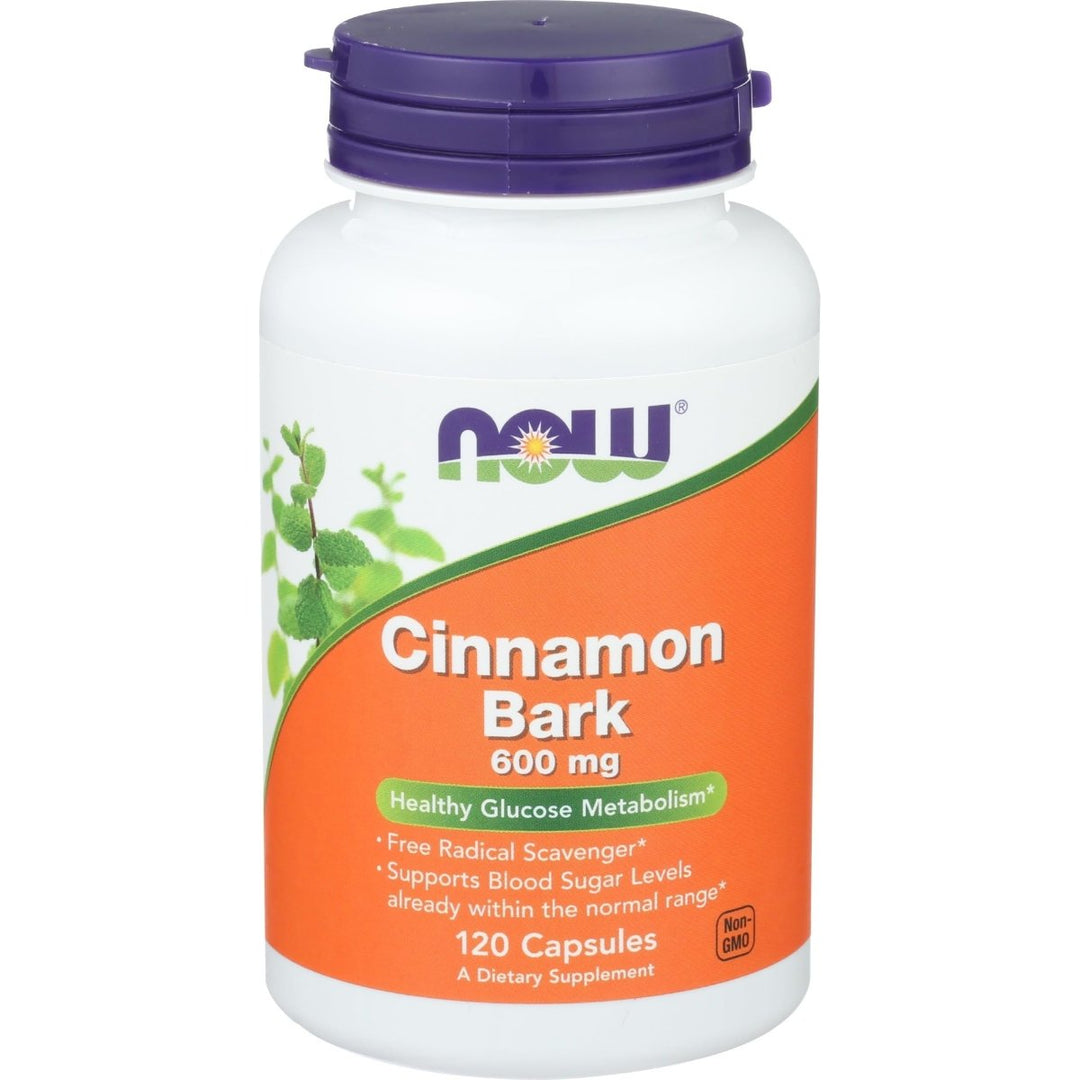 Now Foods Cinnamon Bark 600 mg 120 Vcaps - 4636 - The Oasis of Health