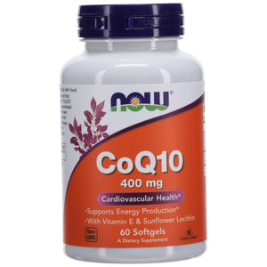 Now Foods CoQ10 400 mg 60 Softgels - 3198 - The Oasis of Health