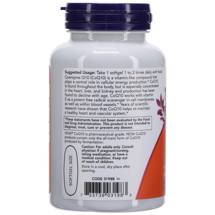 Now Foods CoQ10 400 mg 60 Softgels - 3198 - The Oasis of Health