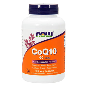 Now Foods CoQ10 60 mg 180 Vcaps - 3154 - The Oasis of Health