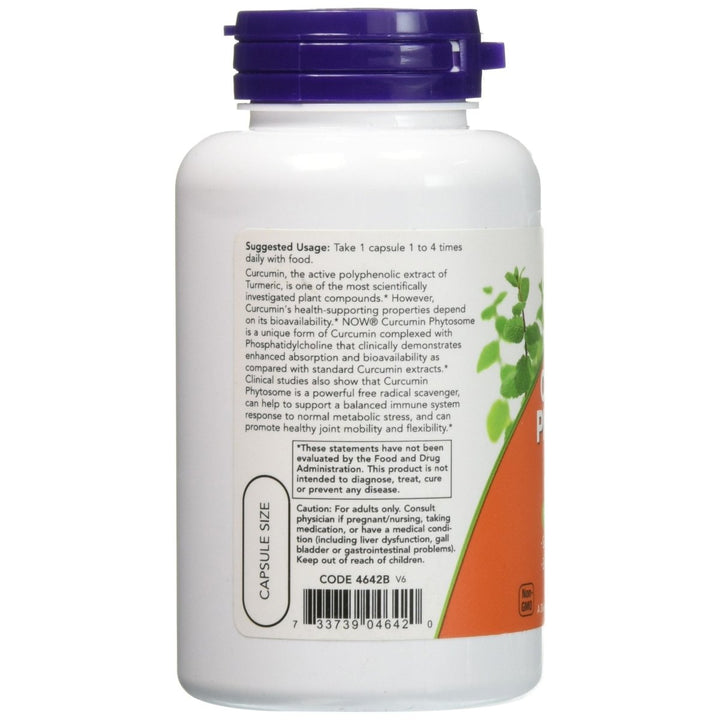 Now Foods Curcumin Phytosome 60 Vcaps - 4642 - The Oasis of Health