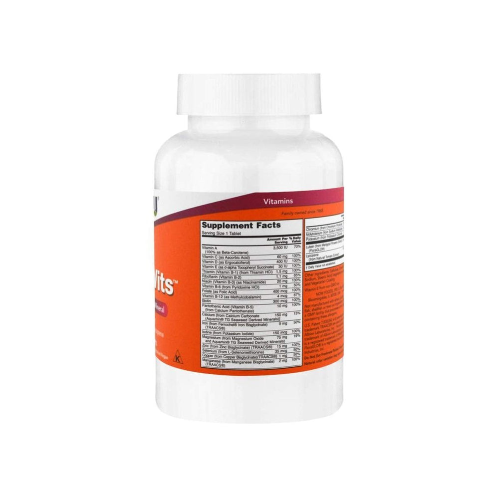 Now Foods Daily Vits 100 Tablets - 3770 - The Oasis of Health