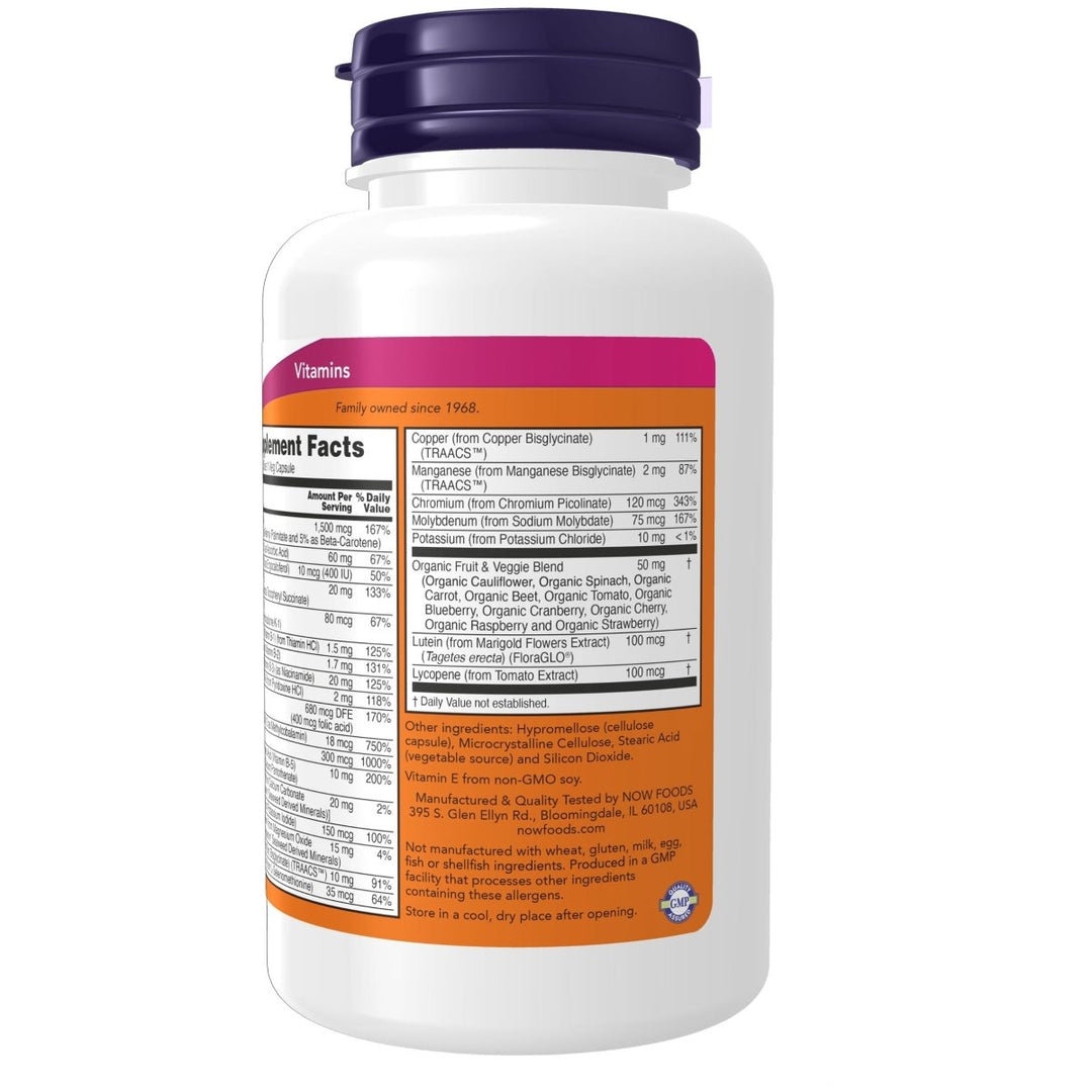 Now Foods Daily Vits 120 Vcaps - 3776 - The Oasis of Health