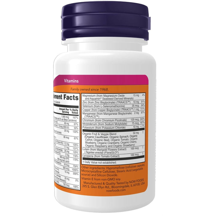 Now Foods Daily Vits 30 Vcaps - 3775 - The Oasis of Health