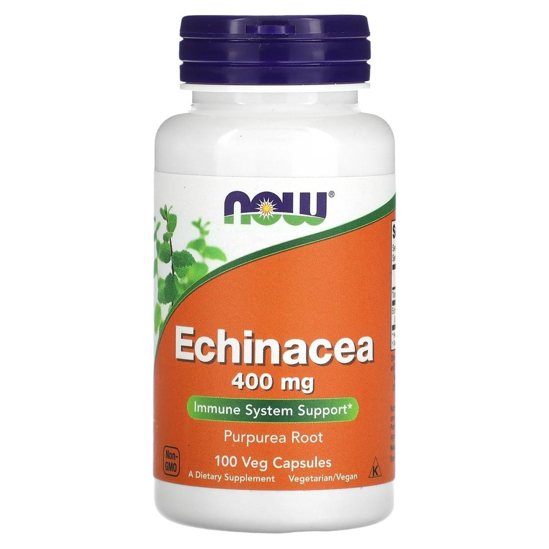 Now Foods Echinacea 400 mg 100 Vcaps - 4660 - The Oasis of Health