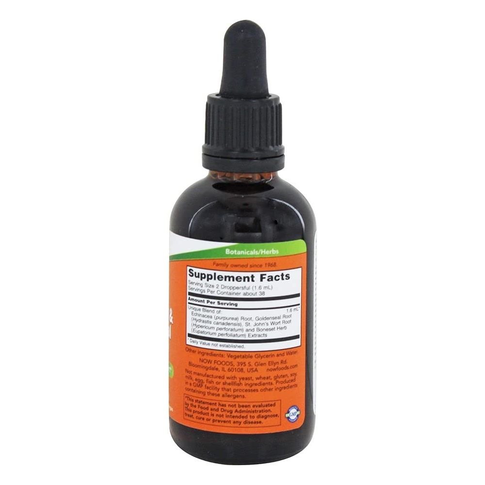 Now Foods Echinacea & Goldenseal Glycerite 2oz - 4848 - The Oasis of Health