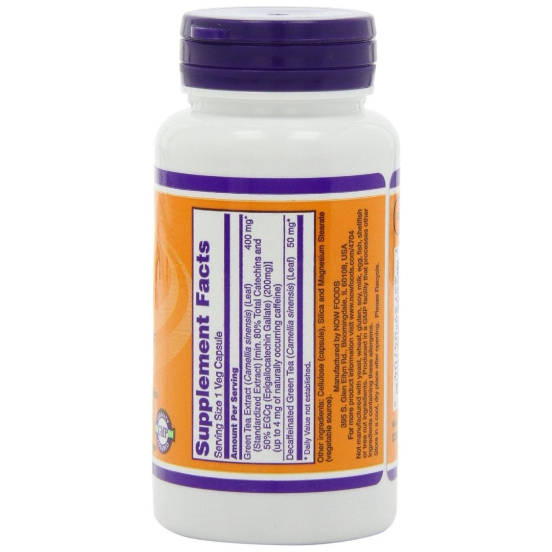 Now Foods EGCg Green Tea Extract 400 mg 90 Vcaps - 4704 - The Oasis of Health