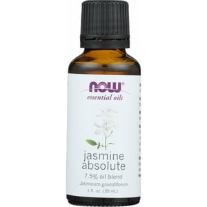 Now Foods, Essential Oil Jasmine Absolute, 1 Fl Oz - The Oasis of Health
