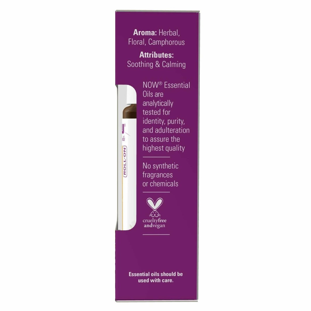NOW Foods Essential Oils, Head Relief Roll - On, Certified Non - GMO, Soothing Blend, Steam Distilled, Topical Aromatherapy, 10 - mL - The Oasis of Health