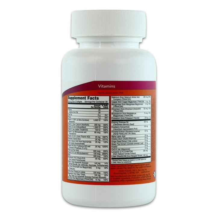 NOW Foods Eve Female Multi Softgel, 90 - Gels (3 - Pack) - The Oasis of Health