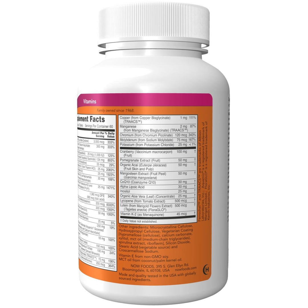 Now Foods Eve Women's Multiple Vitamin 180 Tablets - 3797 - The Oasis of Health