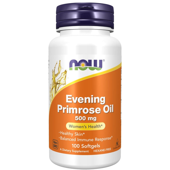 Now Foods Evening Primrose Oil 500 mg 100 Softgels - 1750 - The Oasis of Health