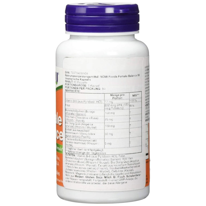 Now Foods Female Balance 90 Vcaps - 3295 - The Oasis of Health