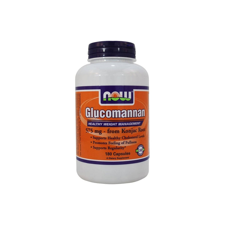 Now Foods Glucomannan 575 mg 180 Vcaps - 6512 - The Oasis of Health