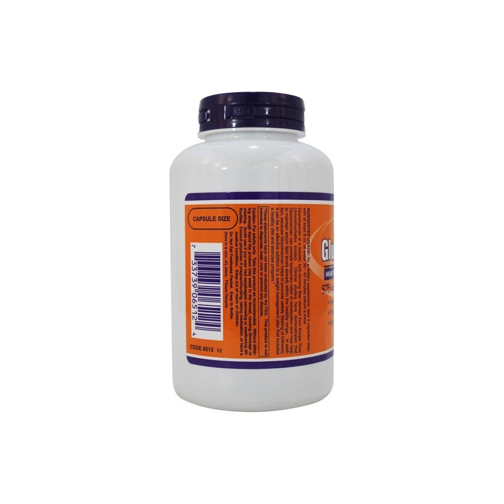 Now Foods Glucomannan 575 mg 180 Vcaps - 6512 - The Oasis of Health