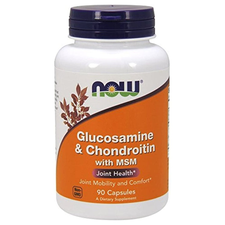Now Foods Glucosamine & Chondroitin with MSM 90 Vcaps - 3170 - The Oasis of Health