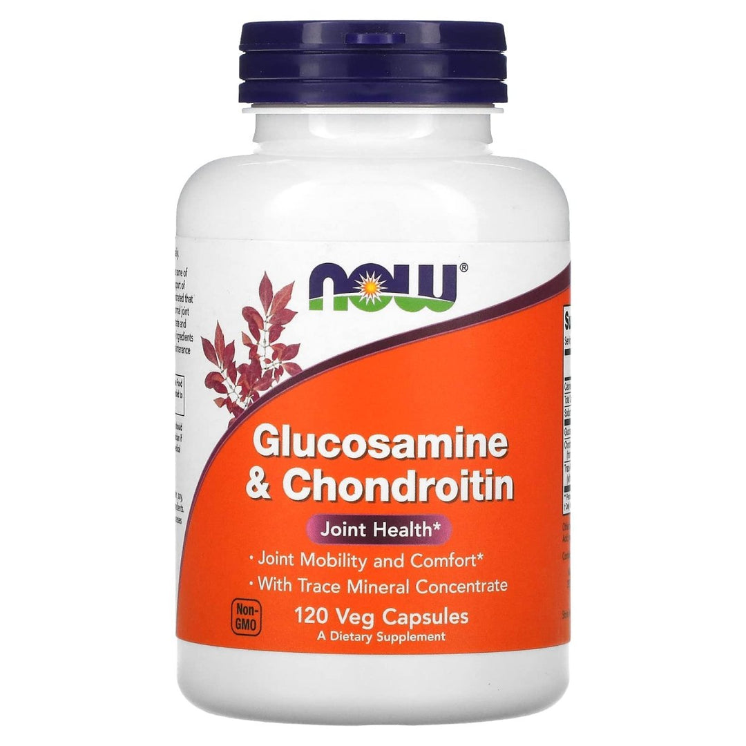 Now Foods Glucosamine & Chondroitin with Trace Minerals 120 Vcaps - 3228 - The Oasis of Health