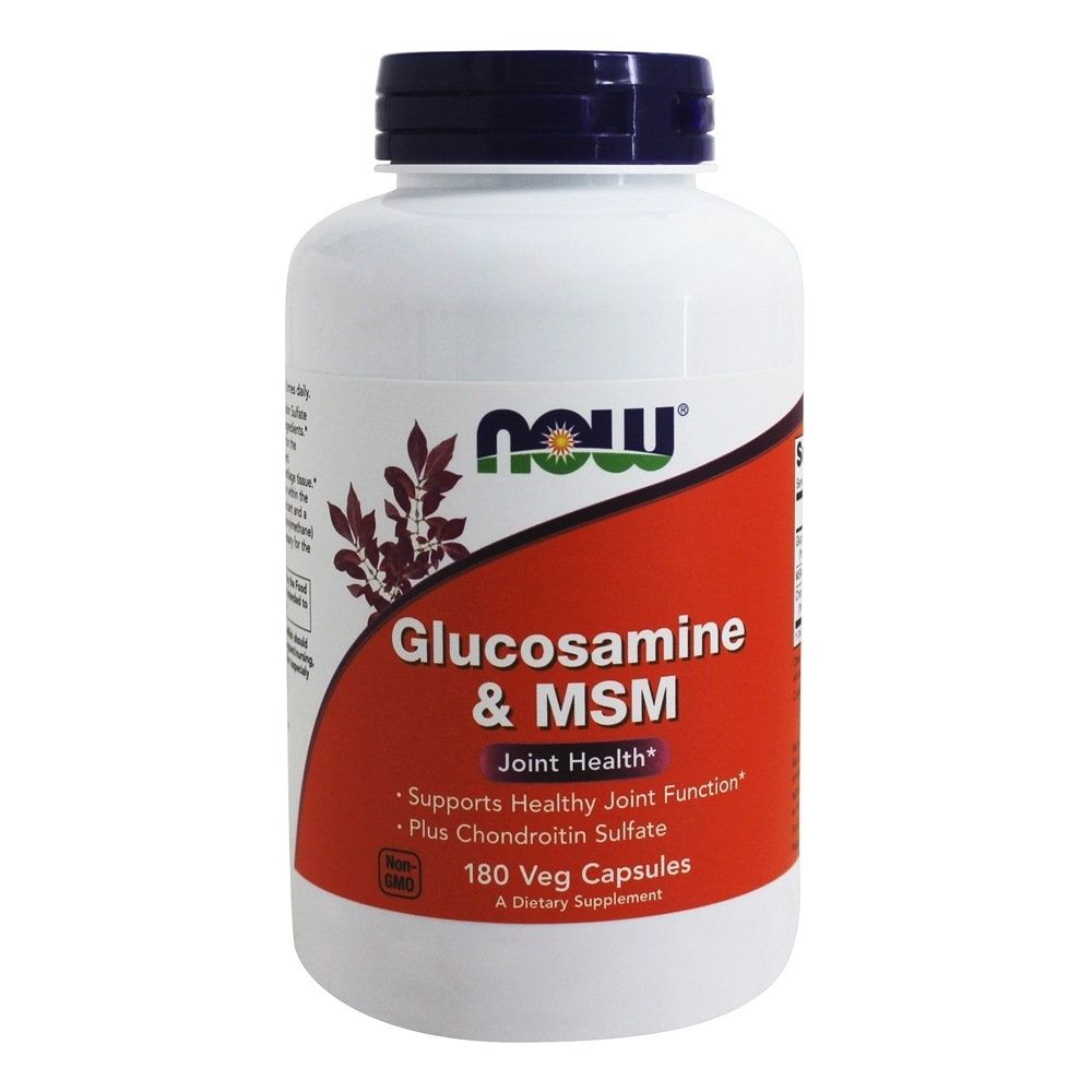Now Foods Glucosamine & MSM 180 Vcaps - 3279 - The Oasis of Health