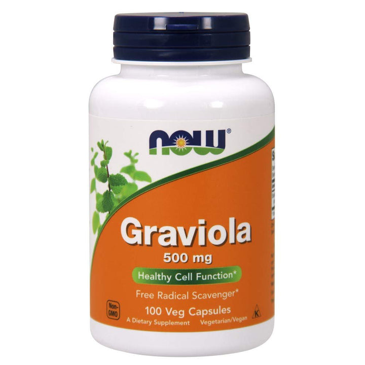 Now Foods Graviola 500 mg 100 Vcaps - 4703 - The Oasis of Health