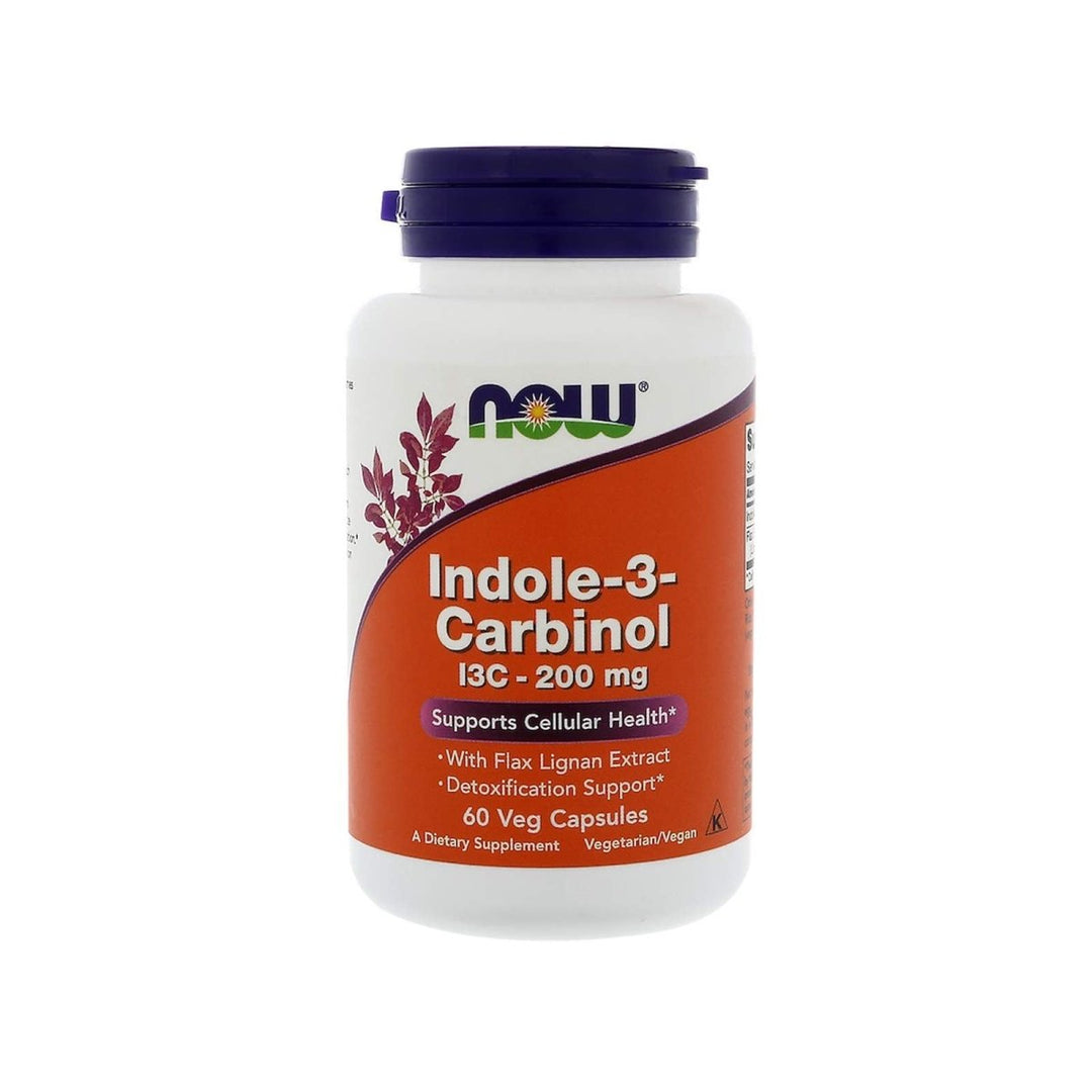 Now Foods I3C Indole - 3 - Carbinol 200 mg 60 Vcaps - 3056 - The Oasis of Health