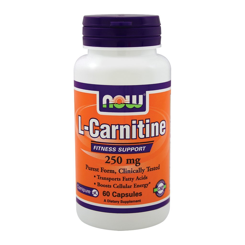 Now Foods L - Carnitine 250 mg 60 Vcaps - 0062 - The Oasis of Health