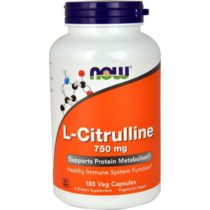 Now Foods L - Citrulline 750 mg 180 Vcaps - 0103 - The Oasis of Health