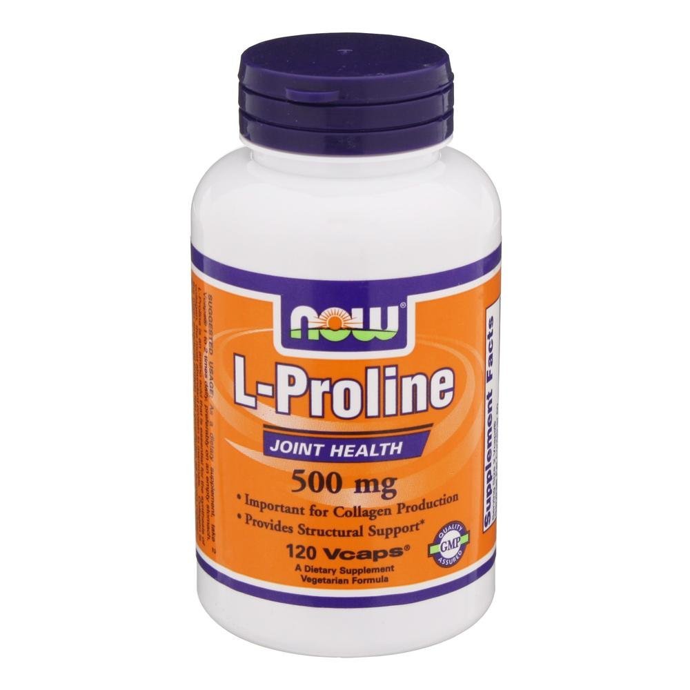 Now Foods L - Proline 500mg 120 Vcaps - 0133 - The Oasis of Health