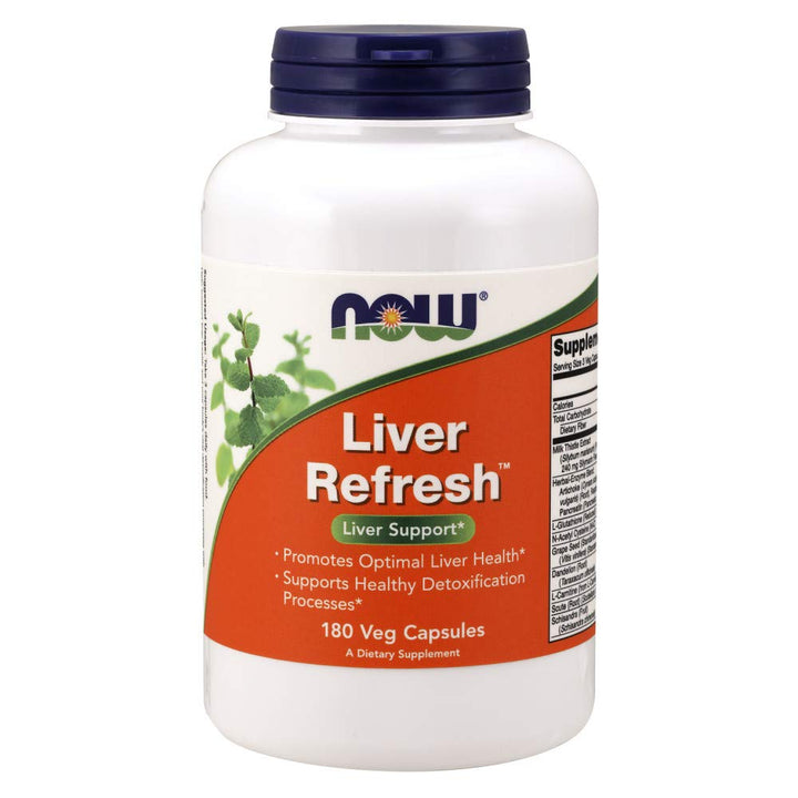 Now Foods Liver Refresh 180 Vcaps - 2449 - The Oasis of Health