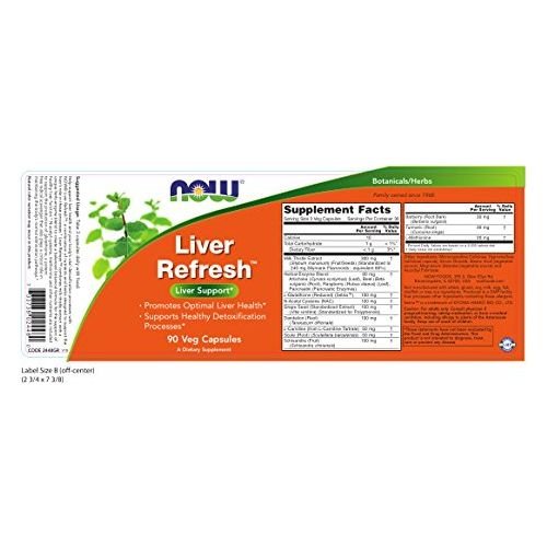 Now Foods Liver Refresh 90 Vcaps - 2448 - The Oasis of Health