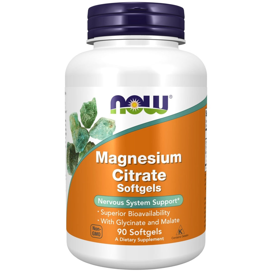 Now Foods Magnesium Citrate 200 mg 100 Tablets - 1290 - The Oasis of Health