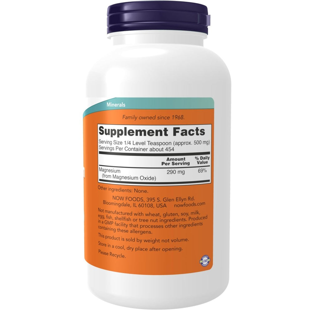 Now Foods Magnesium Oxide 8oz - 1310 - The Oasis of Health