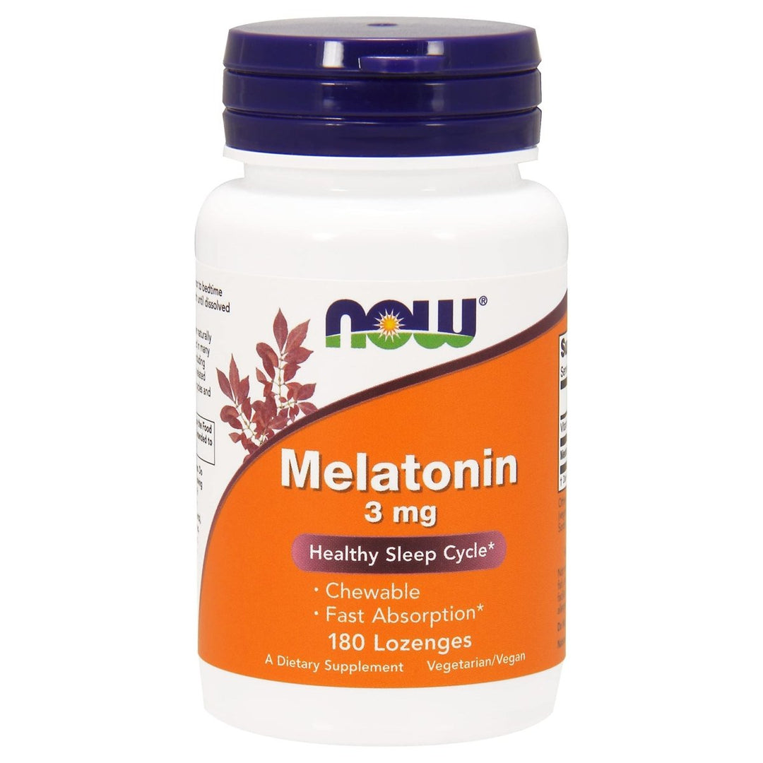 Now Foods Melatonin 3 mg 180 Lozenges - 3259 - The Oasis of Health