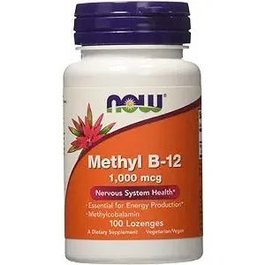 Now Foods Methyl B - 12 1,000 mcg 100 Lozenges - 0495 - The Oasis of Health
