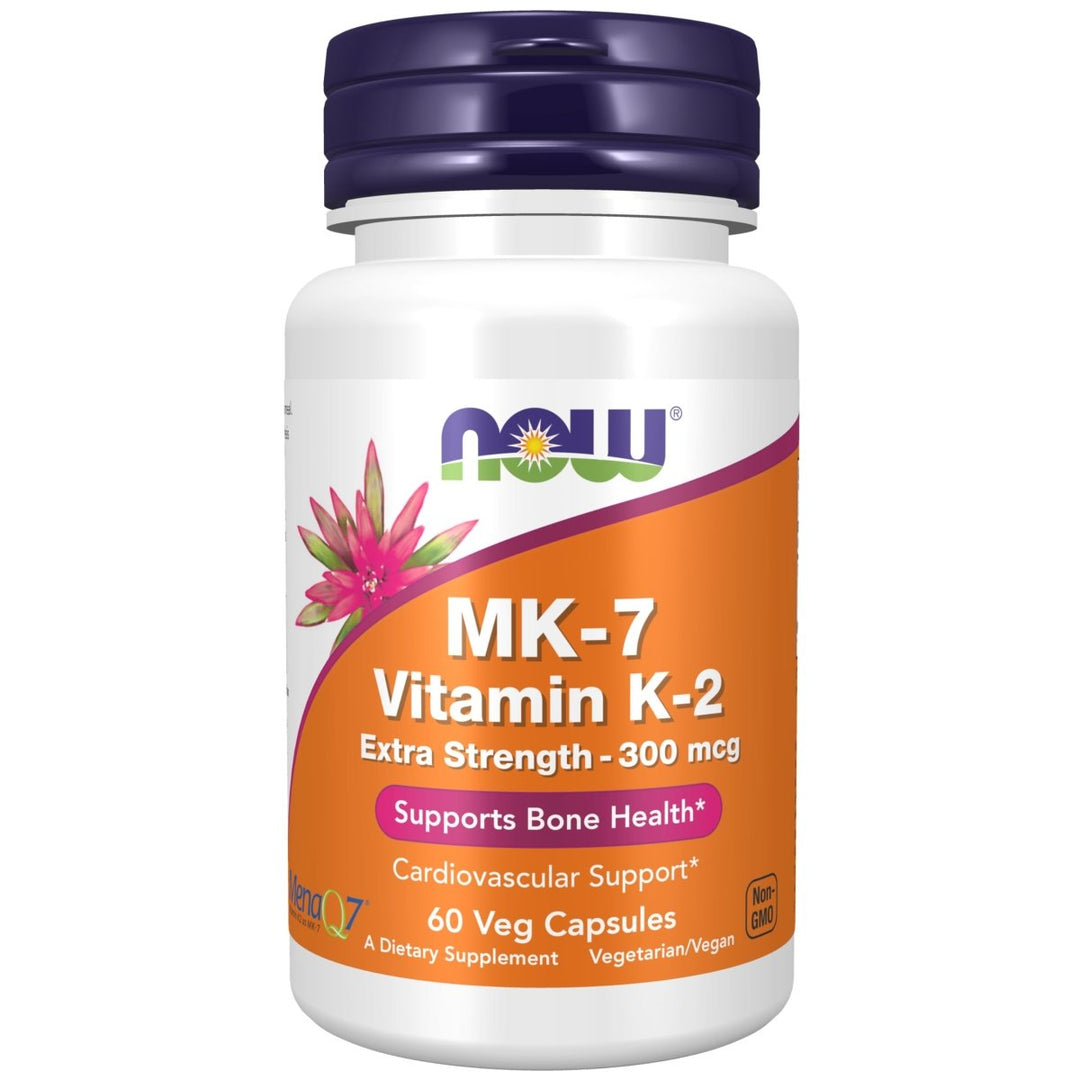Now Foods MK - 7 Vitamin K - 2 Extra Strength 300 mg 60 Vcaps - 0994 - The Oasis of Health