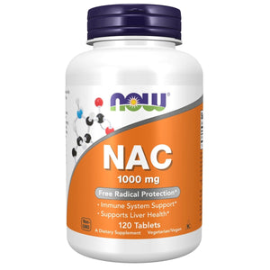 Now Foods NAC 1000 mg 120 Tablets - 0185 - The Oasis of Health