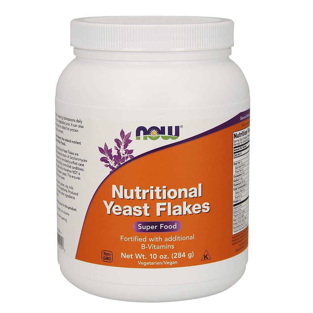 Now Foods Nutritional Yeast Flakes 10oz - 2455 - The Oasis of Health