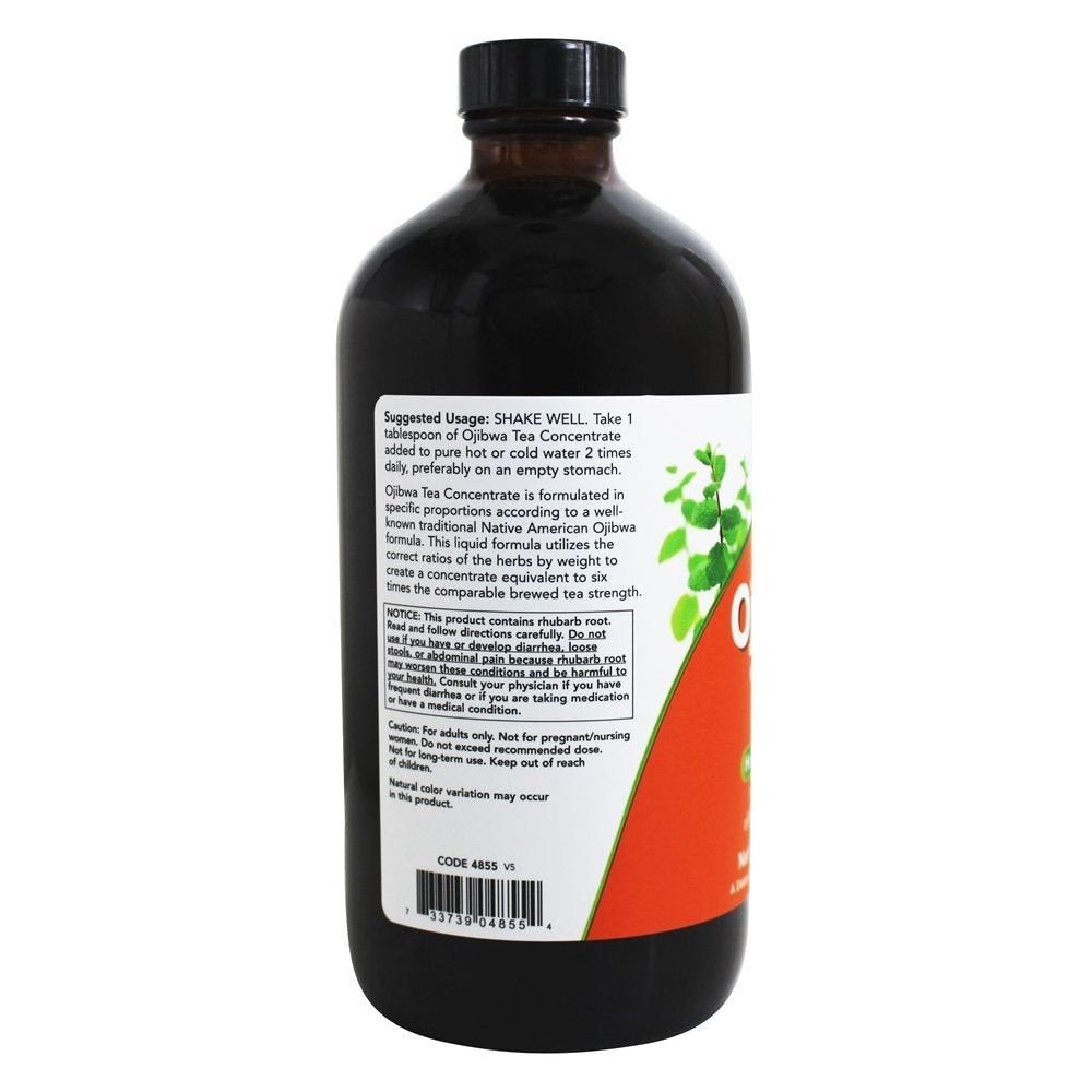 Now Foods Ojibwa Tea Concentrate 16oz - 4855 - The Oasis of Health