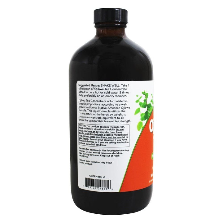 Now Foods Ojibwa Tea Concentrate 16oz - 4855 - The Oasis of Health
