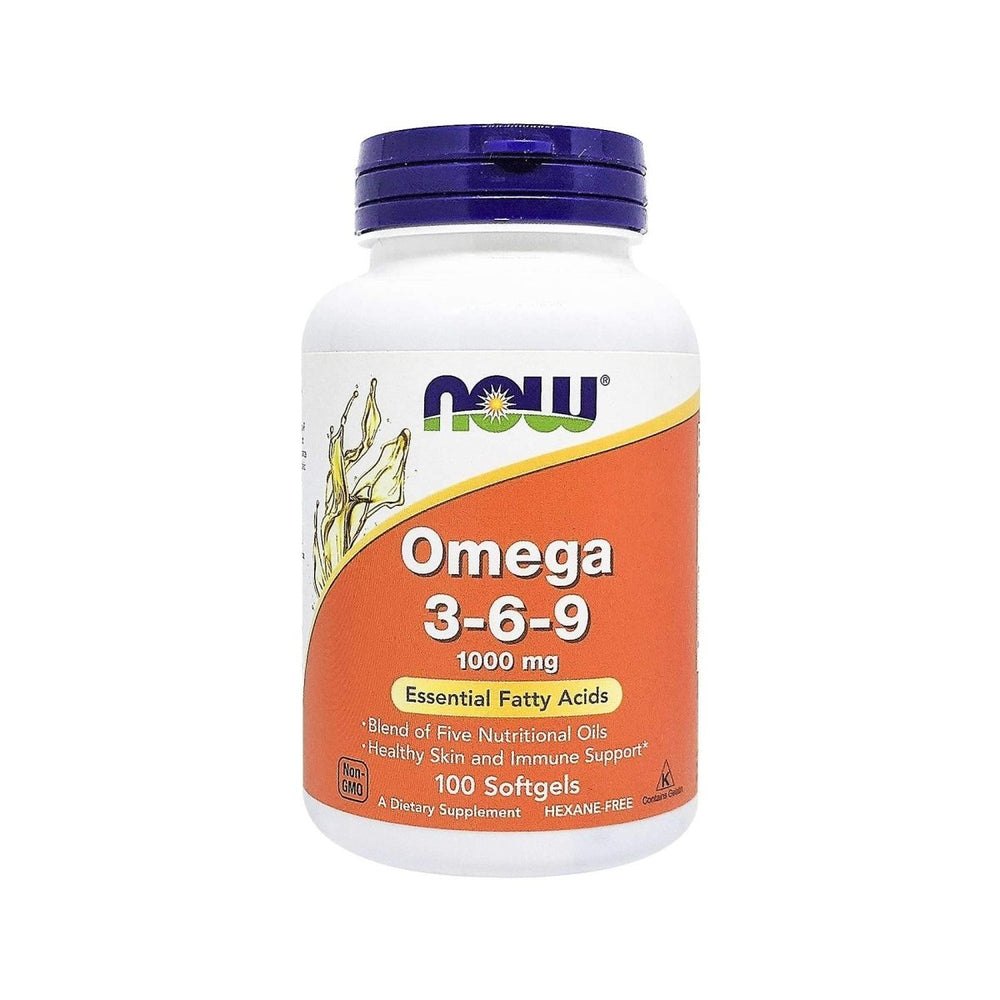 Now Foods Omega 3 - 6 - 9 1000 mg 100 Softgels - 1835 - The Oasis of Health
