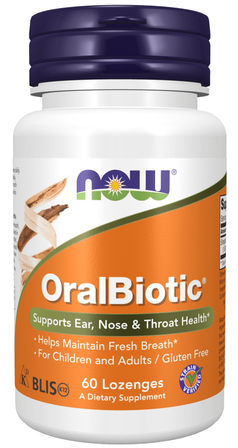 Now Foods OralBiotic 60 Lozenges - 2921 - The Oasis of Health