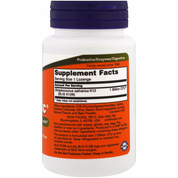 NOW Foods - Oralbiotic Blis K12(R) 60 Loz (Pack of 4) - The Oasis of Health