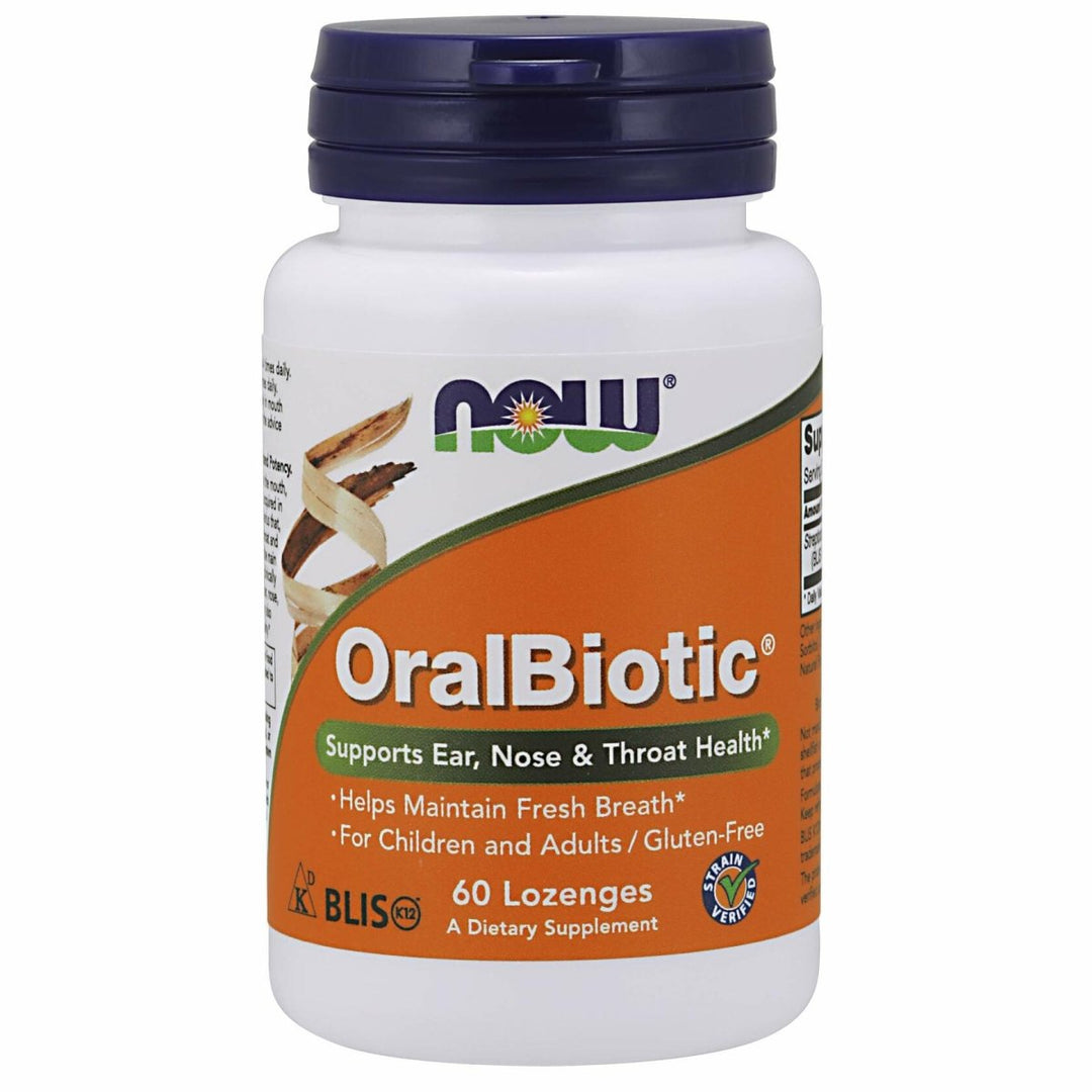 NOW Foods - Oralbiotic Blis K12(R) 60 Loz (Pack of 4) - The Oasis of Health