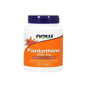 Now Foods Pantethine 300 mg 60 Softgels - 0487 - The Oasis of Health
