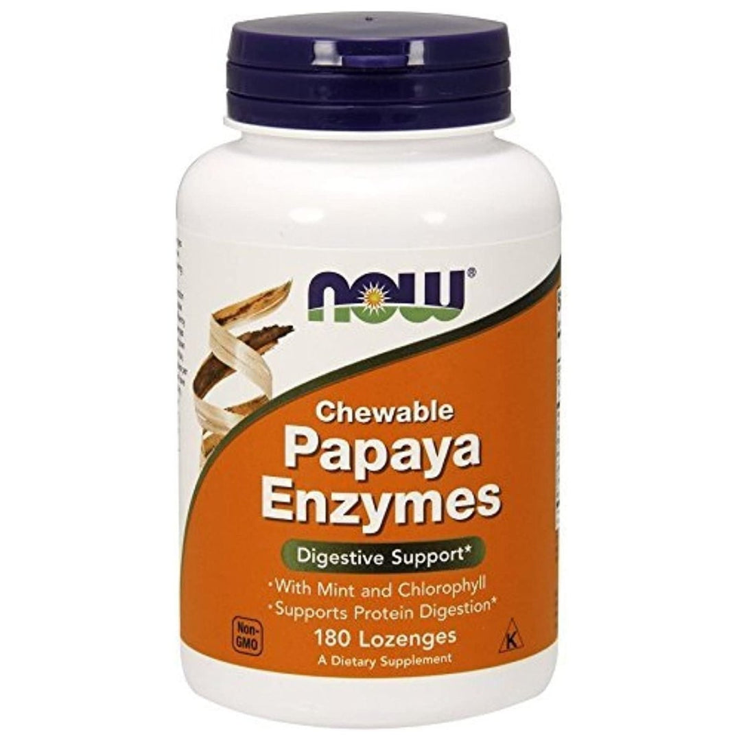 Now Foods Papaya Enzyme 180 Lozenges - 2970 - The Oasis of Health