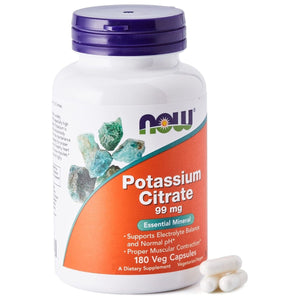 Now Foods Potassium Citrate 99 mg 180 Vcaps - 1448 - The Oasis of Health