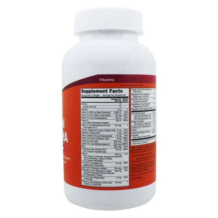 Now Foods Prenatal Gels + DHA 180 Softgels - 3811 - The Oasis of Health