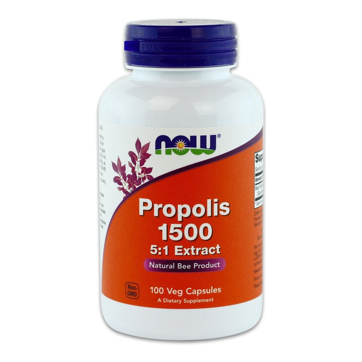 Now Foods Propolis 1500 100 Vcaps - 2540 - The Oasis of Health