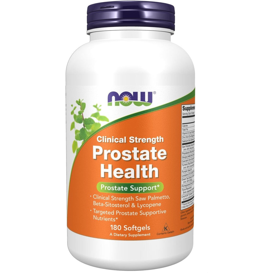Now Foods Prostate Health Clinical Strength 180 Softgels - 3349 - The Oasis of Health