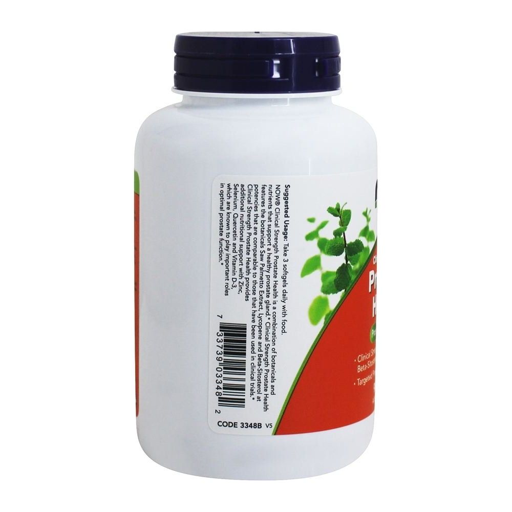 Now Foods Prostate Health Clinical Strength 90 Softgels - 3348 - The Oasis of Health